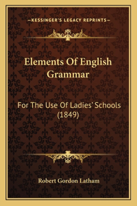 Elements Of English Grammar