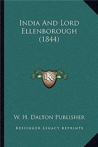 India And Lord Ellenborough (1844)