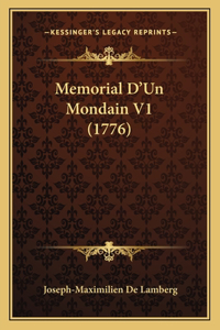 Memorial D'Un Mondain V1 (1776)