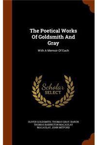Poetical Works Of Goldsmith And Gray