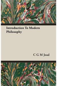 Introduction to Modern Philosophy