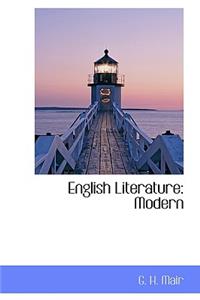 English Literature: Modern