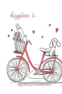 Happy Bike Dog 2016 Monthly Planner