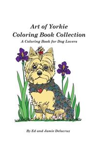 Art of Yorkie Coloring Book Collection