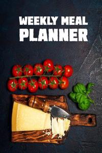 Weekly Meal Planner: Meal Planner with Grocery List, 8x10 and 110page, 52 Week for Record Softback, (Food Planner) Vol.6: Meal Planner