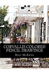 Corvallis Colored Pencil Drawings