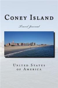 Coney Island Travel Journal: Travel Journal with 150 lined pages