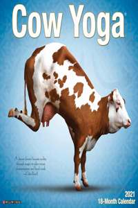 Cow Yoga 2021 Wall Calendar