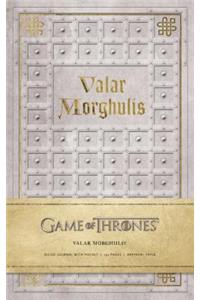 Game of Thrones: Valar Morghulis Hardcover Ruled Journal