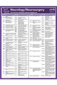 ICD-10 Mappings 2015 Express Reference Coding Card: Neurology/Neurosurgery