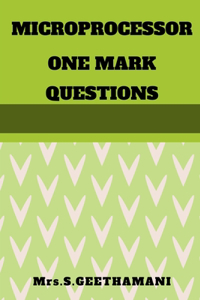 Microprocessor One Mark Questions
