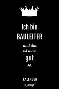 Kalender für Bauleiter