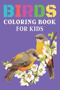 Birds Coloring Book for kids