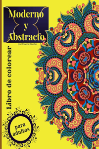 Libro de colorear moderno y abstracto para adultos