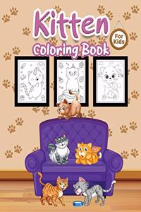 Kitten Coloring Book for Kids