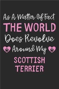 As A Matter Of Fact The World Does Revolve Around My Scottish Terrier