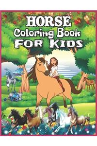 Horse Coloring Book for Kids