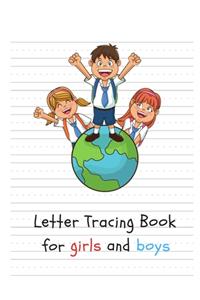 Letter Tracing Book for Girls and Boys