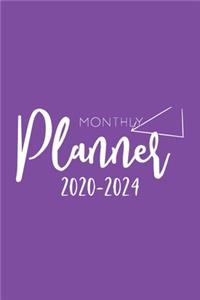 Monthly Planner 2020-2024