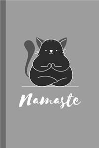 Namaste Black Cat