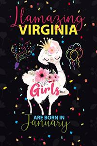 Llamazing Virginia Girls are Born in January
