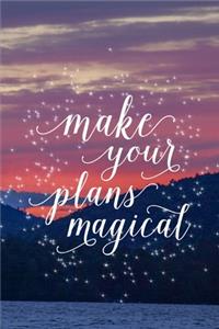 2020 Weekly Planner Inspirational Make Your Plans Magical 134 Pages