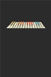 Colorful Piano Keys