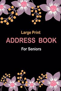 Large Print Address Book For Seniors.