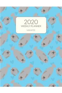 2020 Weekly Planner Manatee
