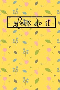 let's do it