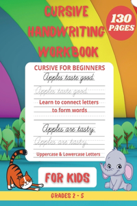 Cursive Handwriting Practice Book for kids