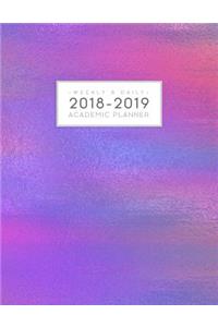 2018-2019 Weekly and Daily Academic Planner