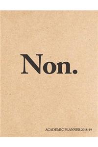 Non. Academic Planner 2018-19