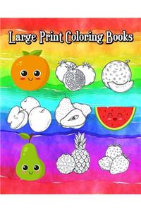 Large Print Coloring Books