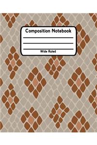 Composition Notebook Wide Ruled