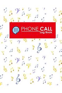 Phone Call Log Book