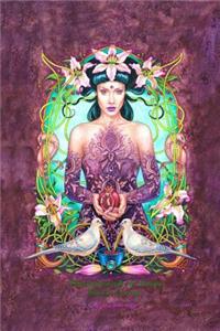 Pomegranate & Doves Blank Journal