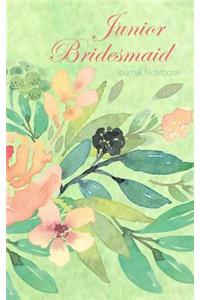 Junior Bridesmaid Journal Notebook