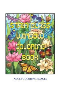 Adult Coloring Images (Stain Glass Window Coloring Book)