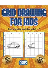 Easy drawing book for kids 5 - 7 (Learn to draw cars)