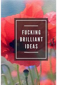 Fucking Brilliant Ideas (Notebook)