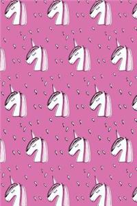 Journal Notebook Sketchy Unicorns Pattern 3
