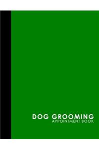 Dog Grooming Appointment Book