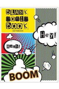 Blank Comic Book Notebook