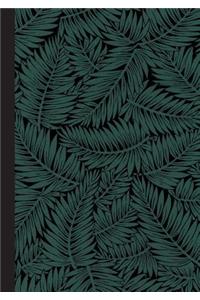 Carnet Ligné Motif Feuillage, Papier Peint 18e