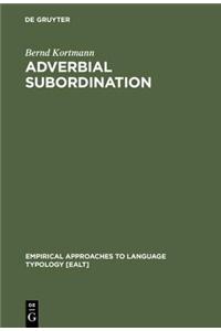 Adverbial Subordination