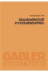 Absatzwirtschaft Im Industriebetrieb