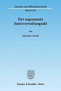 Der Sogenannte Justizverwaltungsakt