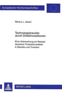Technologietransfer durch Direktinvestitionen