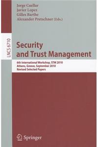 Security and Trust Management